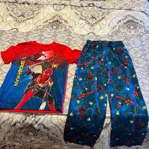 Spider-Man boys short sleeved pajamas